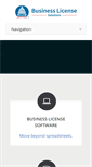 Mobile Screenshot of businesslicensesolutions.com